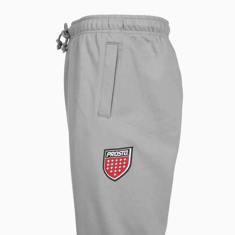 Spodnie męskie PROSTO Big Shield gray 3