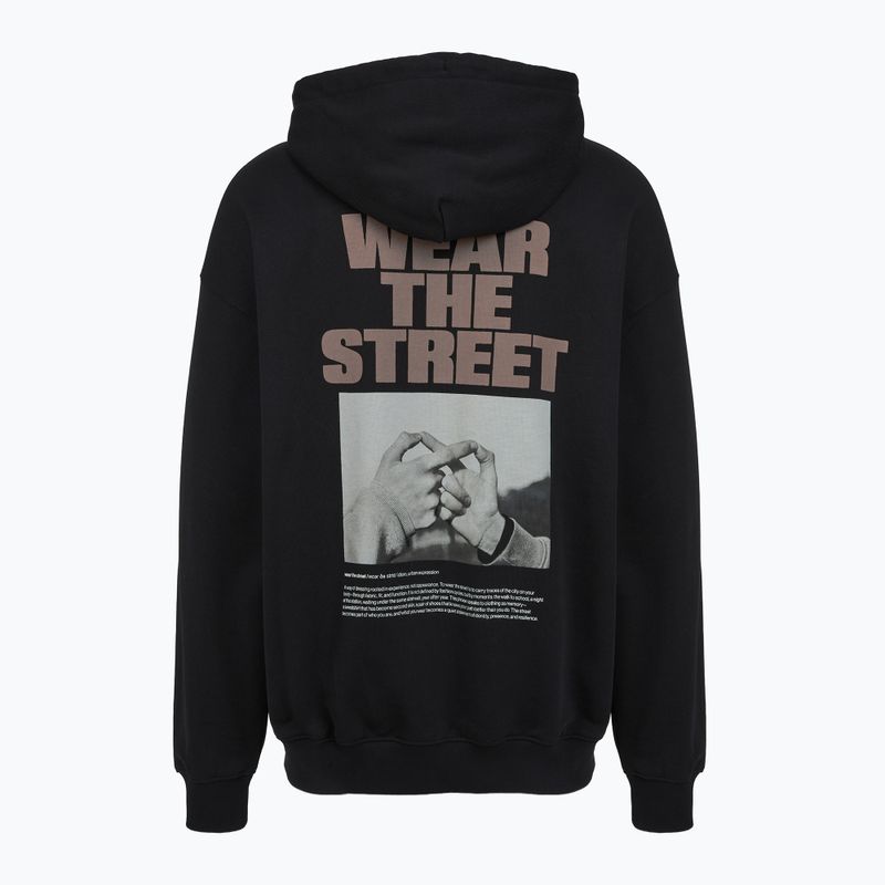 Bluza męska PROSTO Wear The Street Hoodie black 2