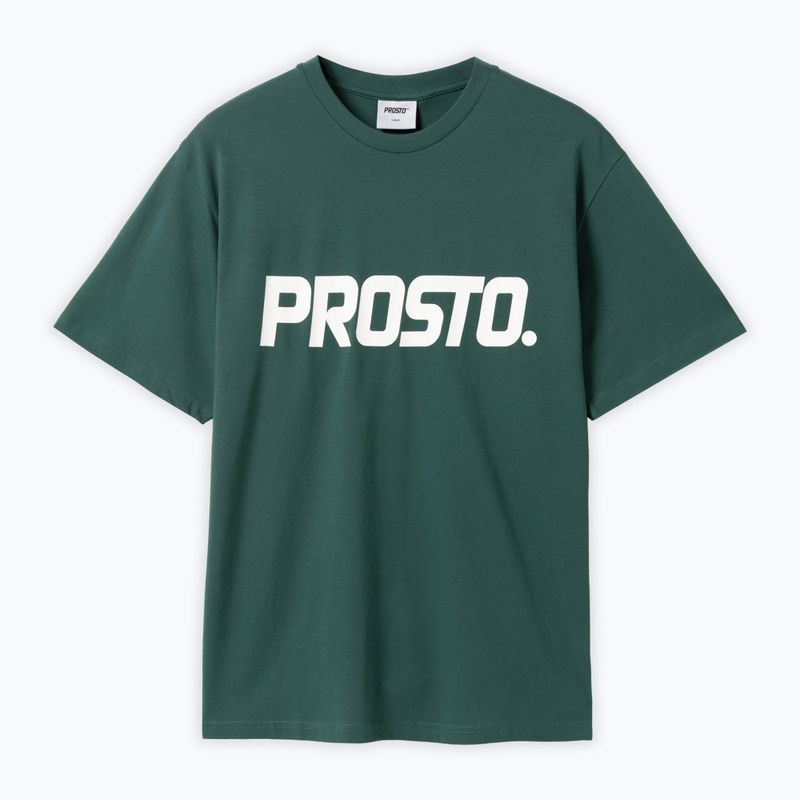 Koszulka męska PROSTO Big Log bottle green