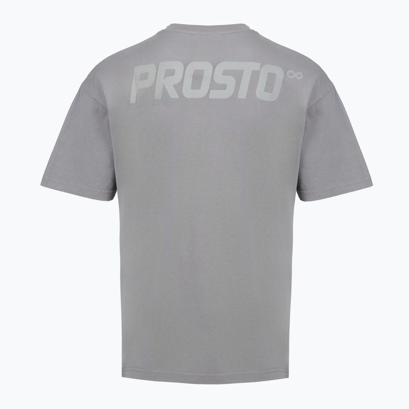 Koszulka męska PROSTO Big Log Infinity gray 2