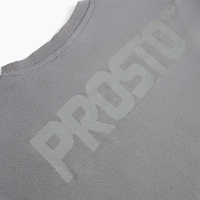 Koszulka męska PROSTO Big Log Infinity gray 4