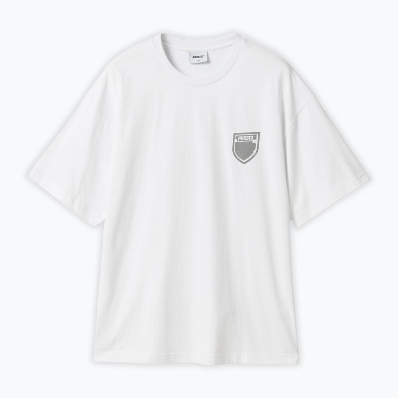 Koszulka męska PROSTO Splash Shield white