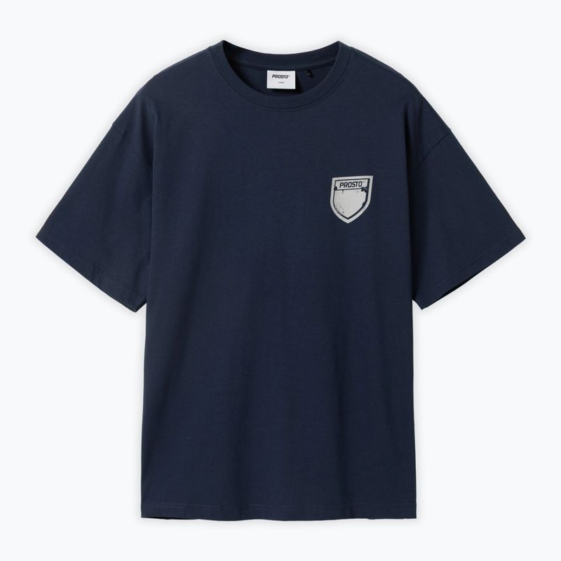 Koszulka męska PROSTO Splash Shield navy blue