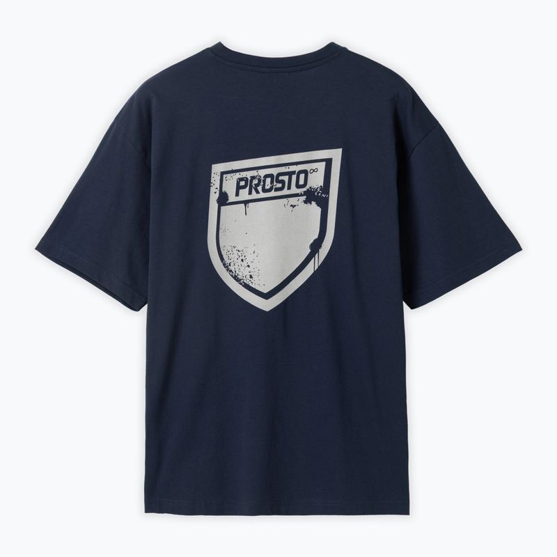 Koszulka męska PROSTO Splash Shield navy blue 2