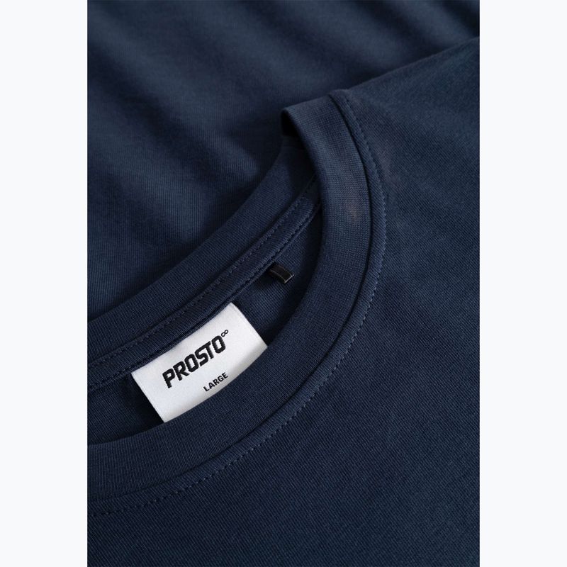 Koszulka męska PROSTO Splash Shield navy blue 5