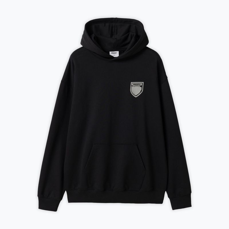 Bluza męska PROSTO Hoodie Splash Shield black