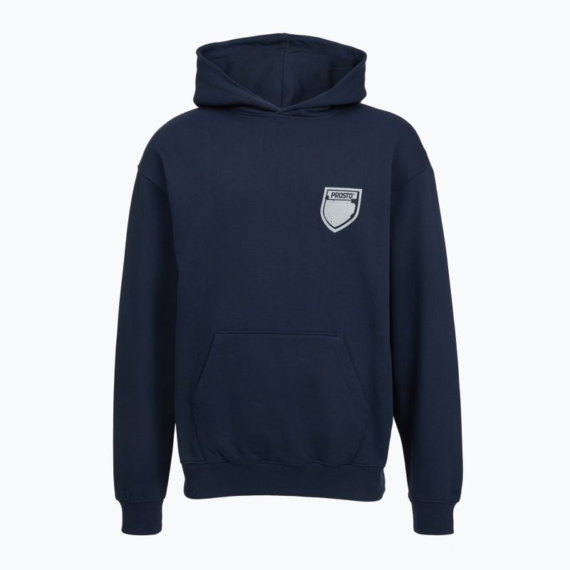 Bluza męska PROSTO Hoodie Splash Shield navy blue