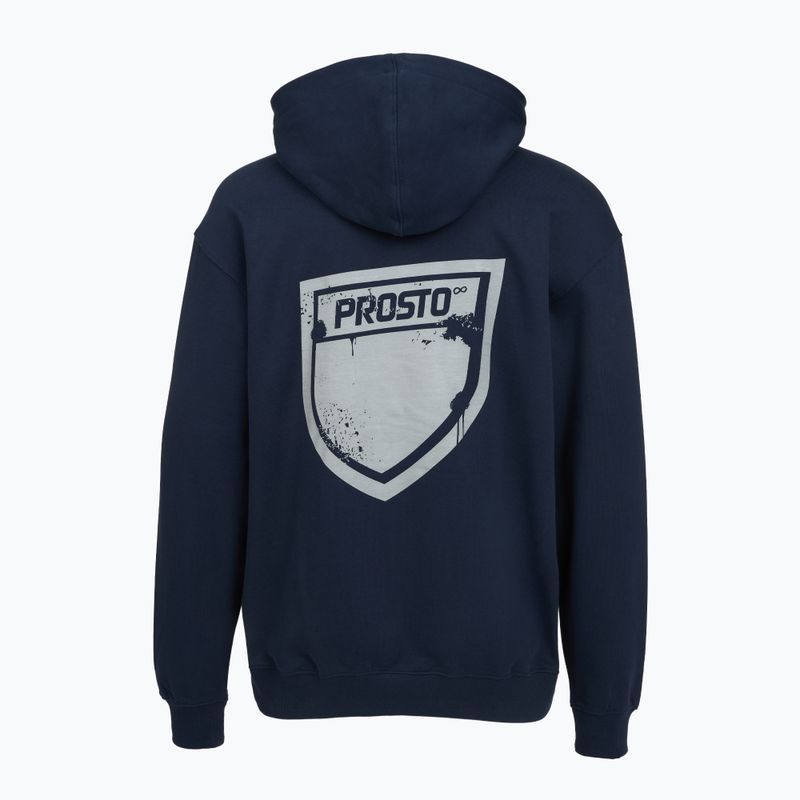 Bluza męska PROSTO Hoodie Splash Shield navy blue 2