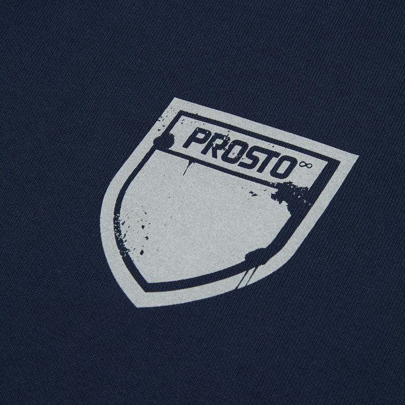 Bluza męska PROSTO Hoodie Splash Shield navy blue 3