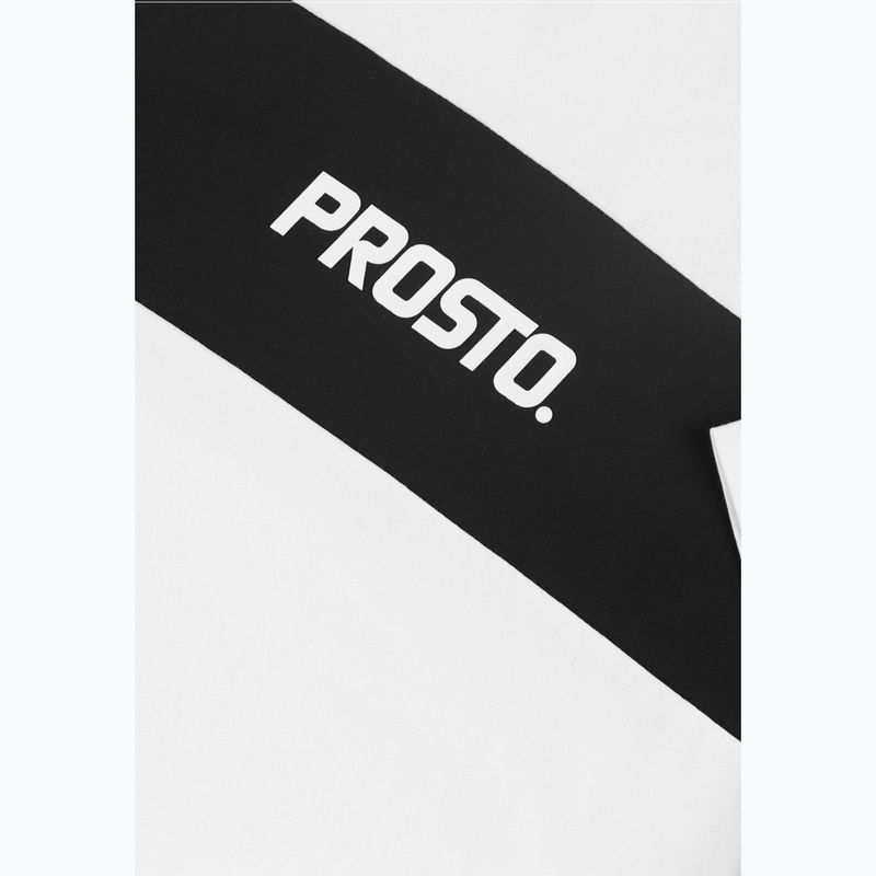 Koszulka męska PROSTO Root white/black 3