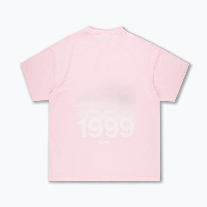 Koszulka męska PROSTO 1999 glitch pink 2