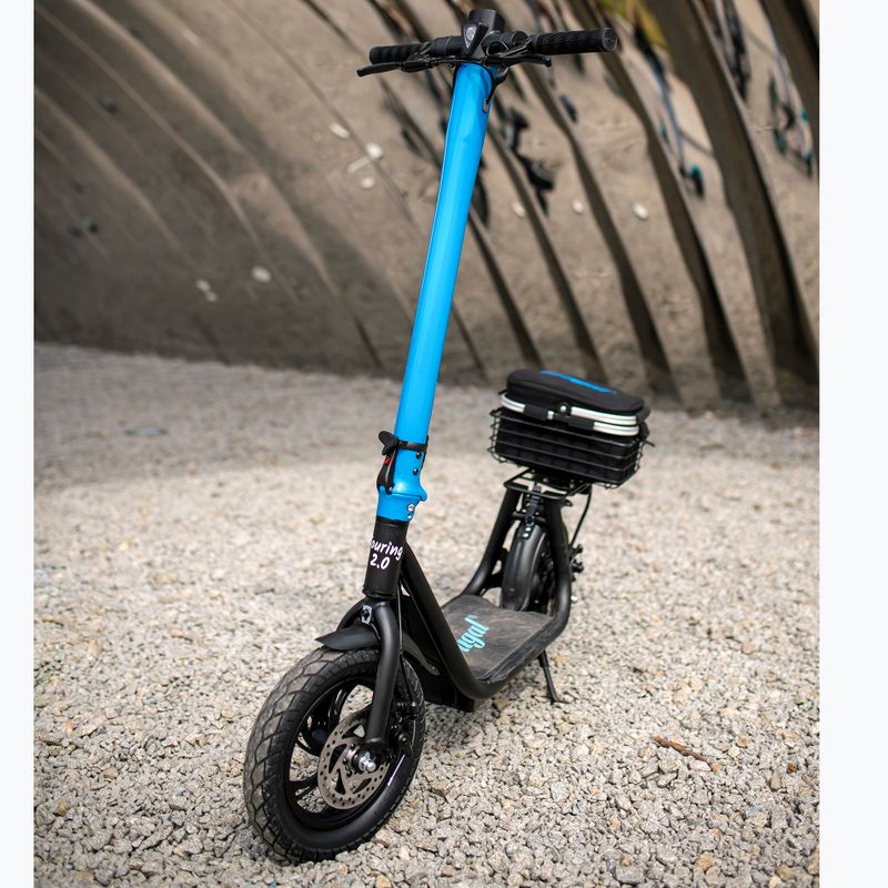 Hulajnoga elektryczna Frugal Touring 2.0 czarna/niebieska 11