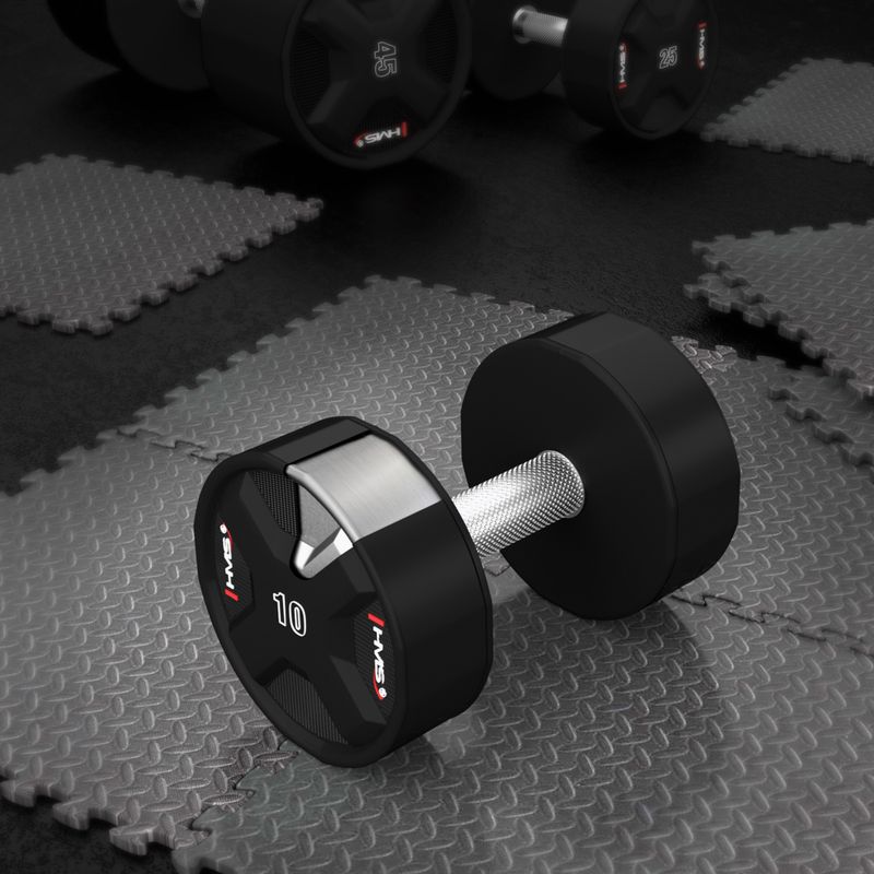 Hantel HMS HPC 1 szt. 10 kg black 5
