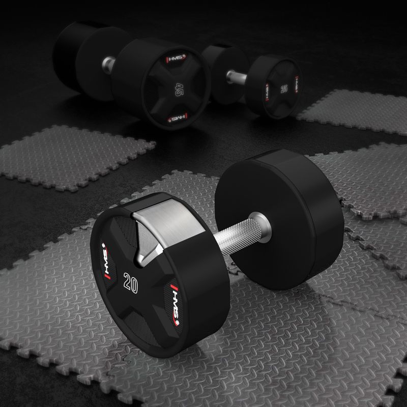 Hantel HMS HPC 1 szt. 20 kg black 5