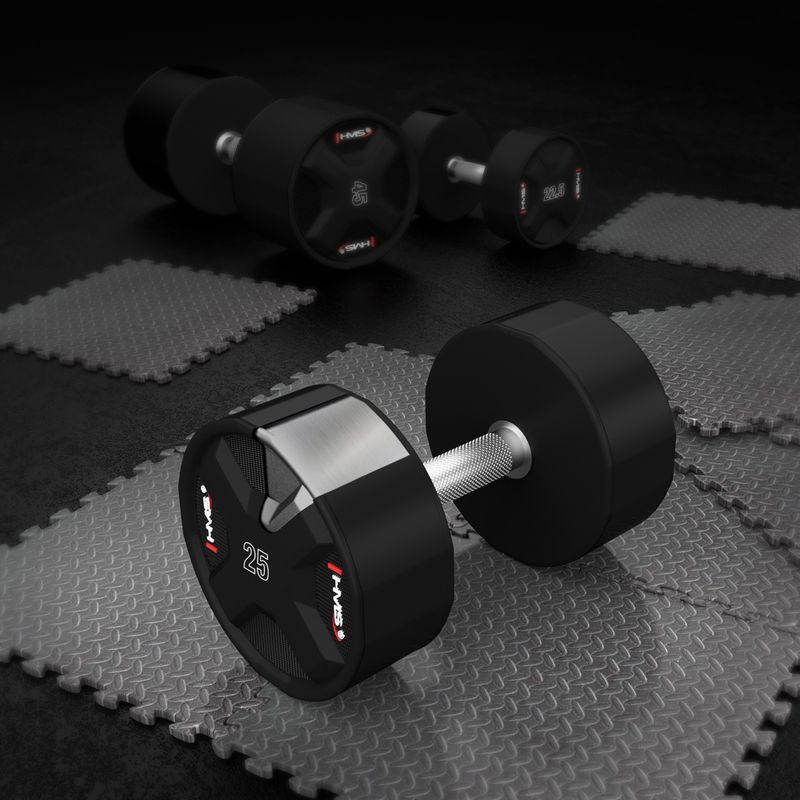 Hantel HMS HPC 1 szt. 25 kg black 5