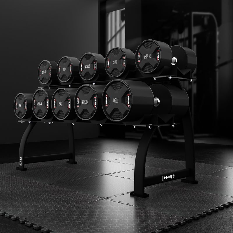 Hantel HMS HPC 1 szt. 30 kg black 6
