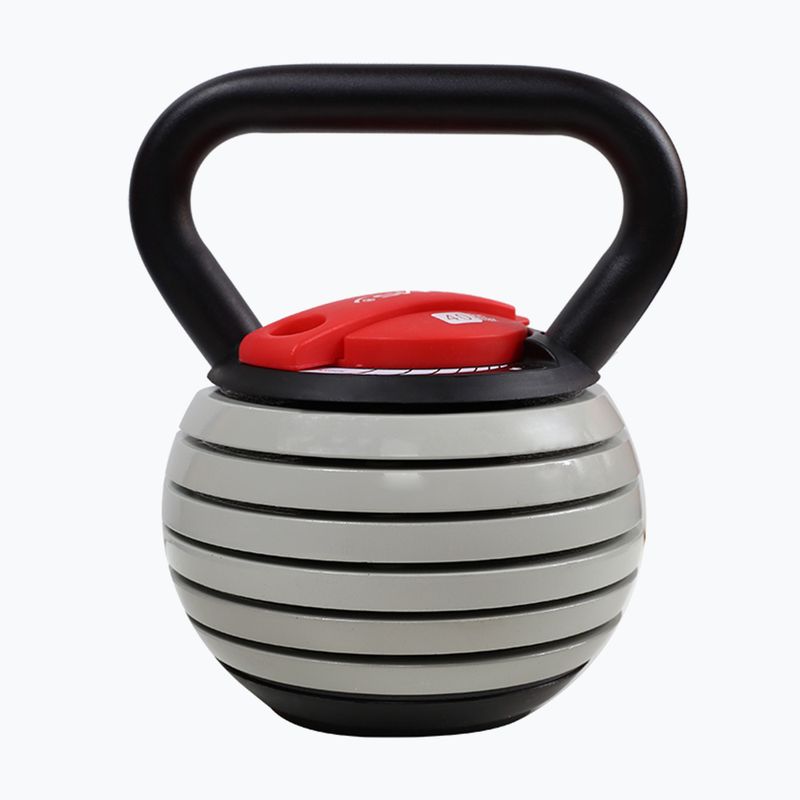 Kettlebell regulowany HMS KR40 szary/czarny