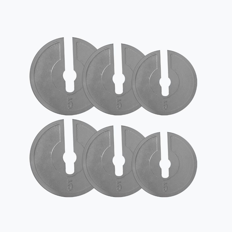 Kettlebell regulowany HMS KR40 szary/czarny 7