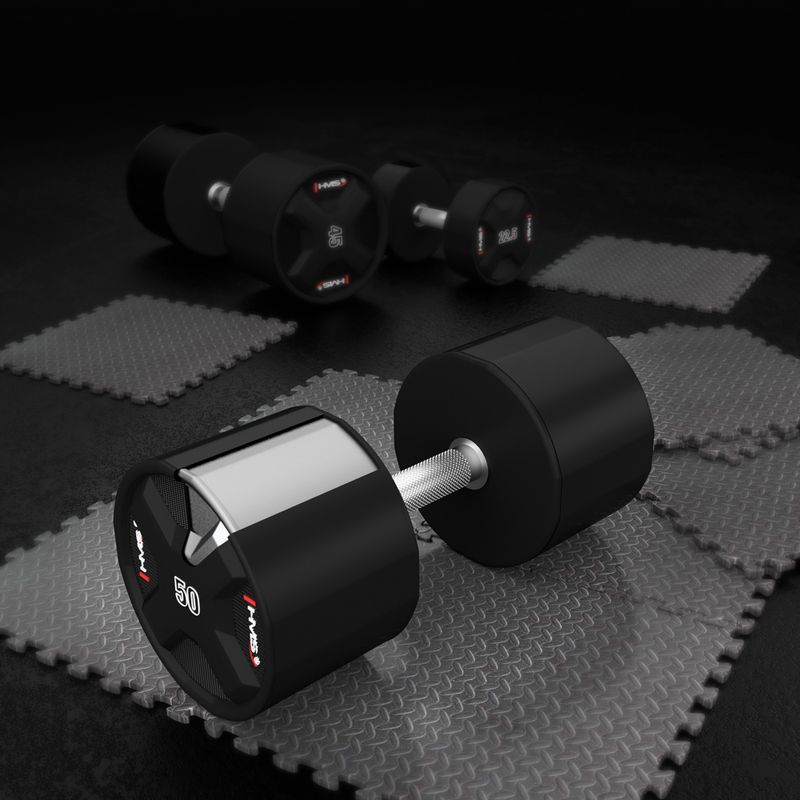 Hantel HMS HPC 1 szt. 50 kg black 5