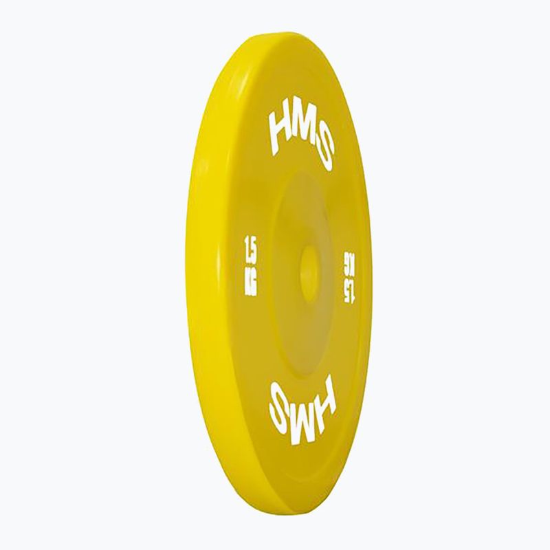 Obciążenie PE olimpijskie HMS TPP01 2 x 1,5 kg yellow 2