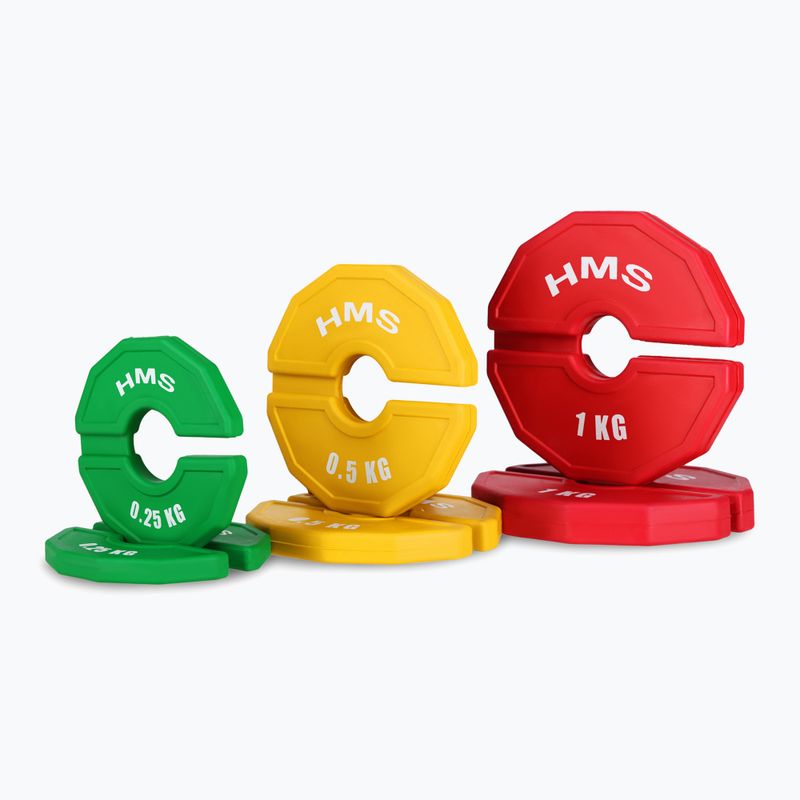 Obciążenie na sprzęt typu nakładka HMS TSN100 2 x 1 kg red 3