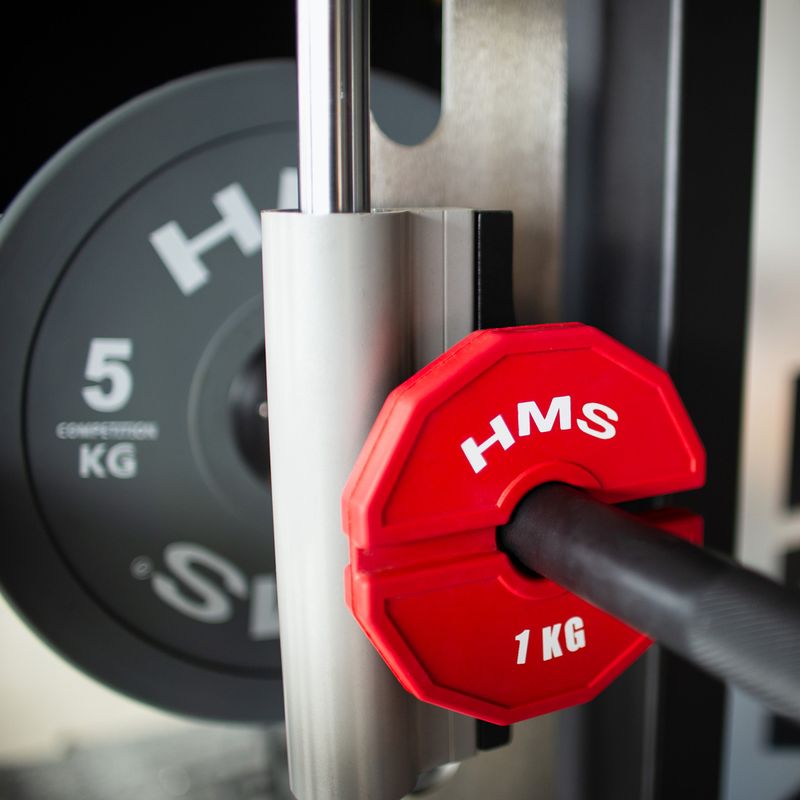 Obciążenie na sprzęt typu nakładka HMS TSN100 2 x 1 kg red 4