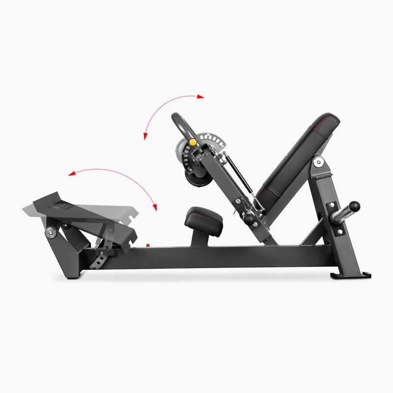 Ławka do ćwiczeń mięśni pośladków HMS Commercial MHT01 Hip Thrust black 4