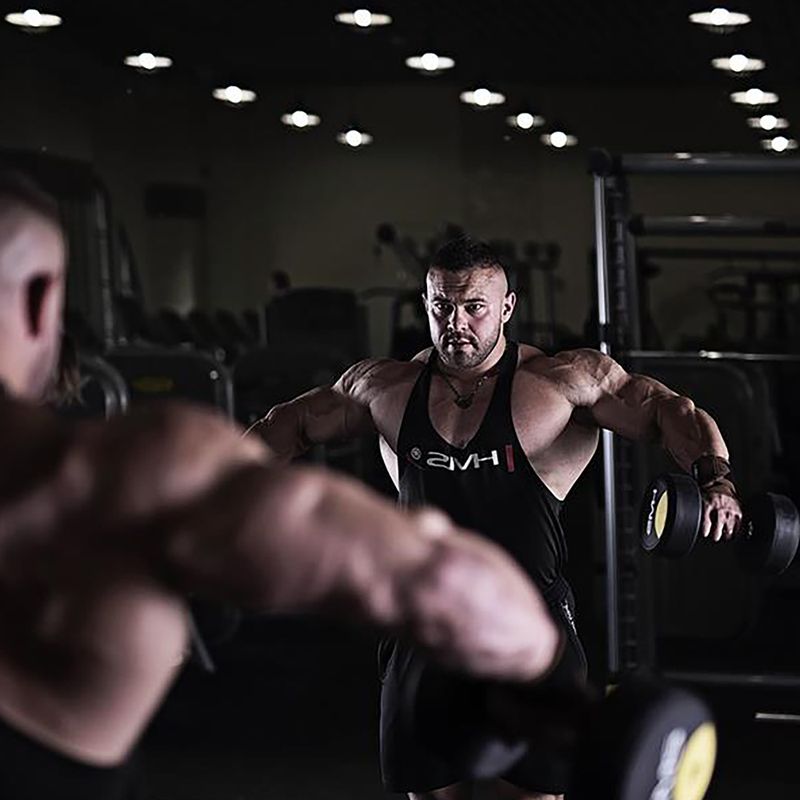 Hantel ogumowany HMS HG Pro 32,5 kg 3