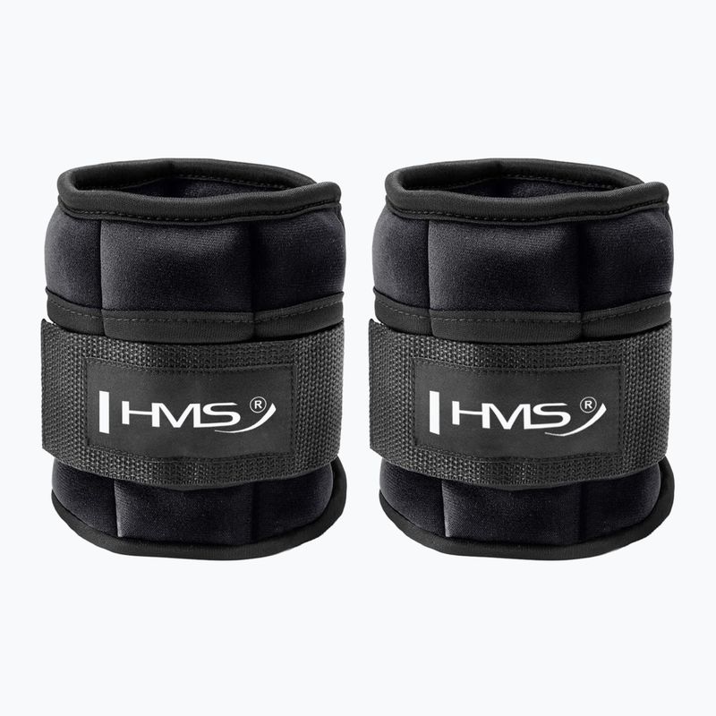 Obciążniki na kostki i nadgarstki HMS ONK01 0,5 kg 2 szt. black