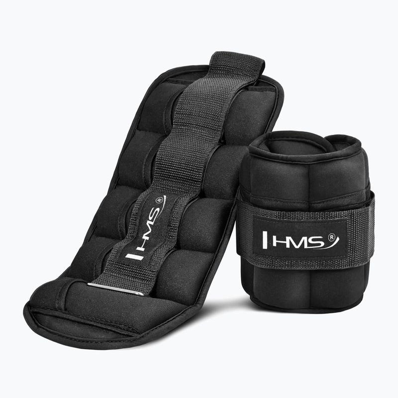 Obciążniki na kostki i nadgarstki HMS ONK01 0,5 kg 2 szt. black 3