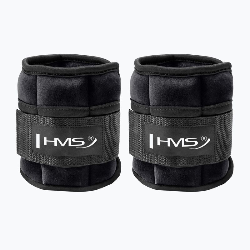 Obciążniki na kostki i nadgarstki HMS ONK03 1,5 kg 2 szt. black