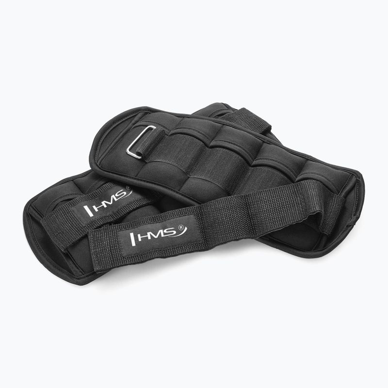 Obciążniki na kostki i nadgarstki HMS ONK03 2 x 1,5 kg black 4