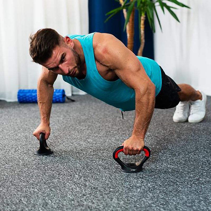 Zestaw ciężarów HMS SGN130 Pro Set 6W1 30 kg czarny/czerwony 6