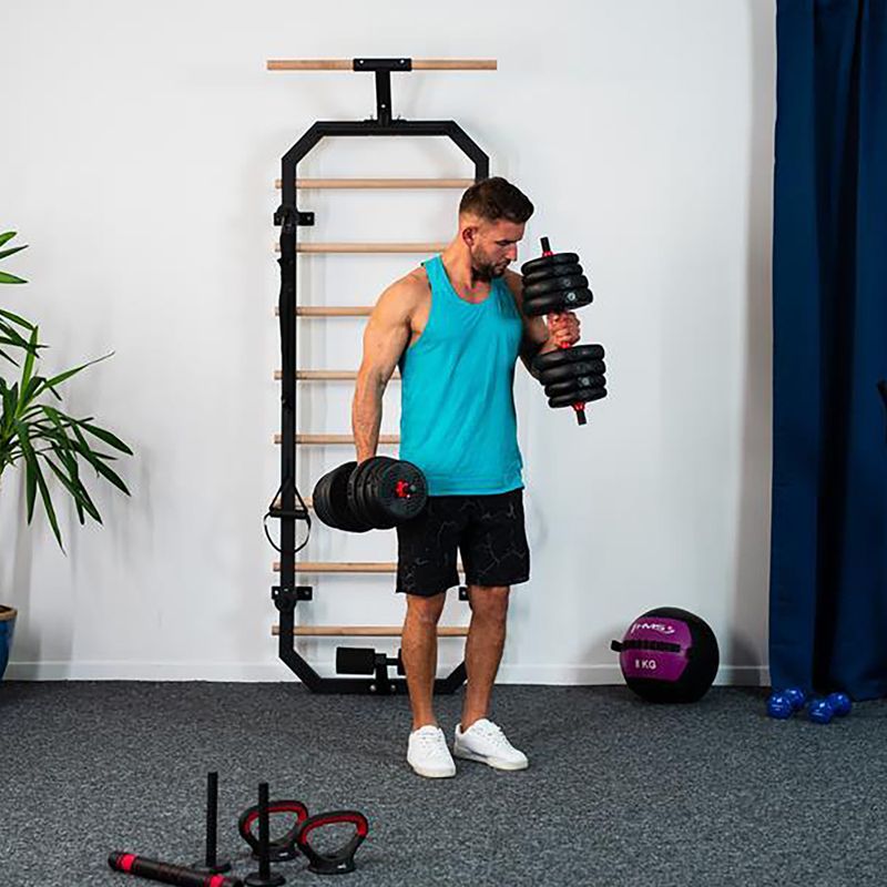 Zestaw ciężarów HMS SGN140 Pro Set 6w1 40 kg 4