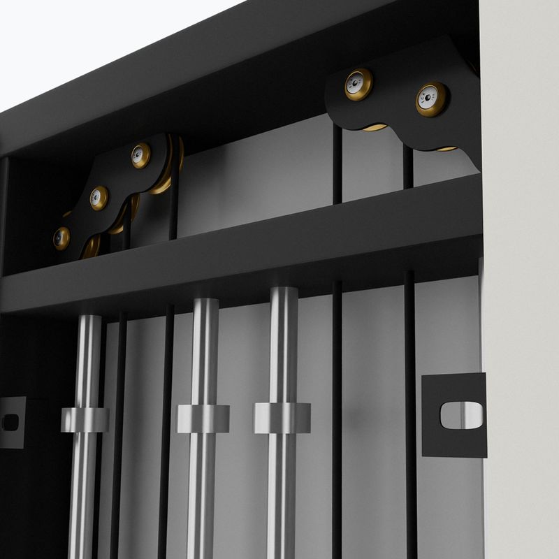 Brama treningowa przyścienna HMS BS302 Commercial silver 12