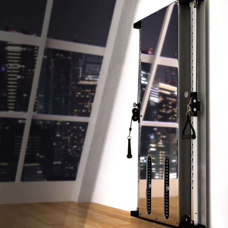 Brama treningowa przyścienna HMS BS302 Commercial silver 14