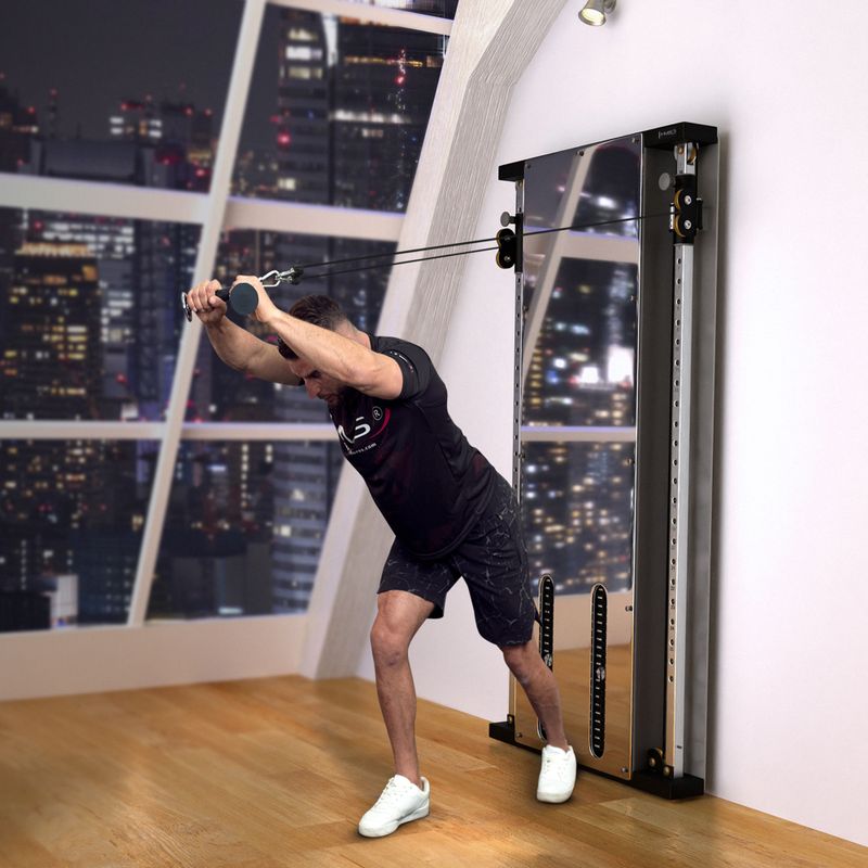 Brama treningowa przyścienna HMS BS302 Commercial silver 16