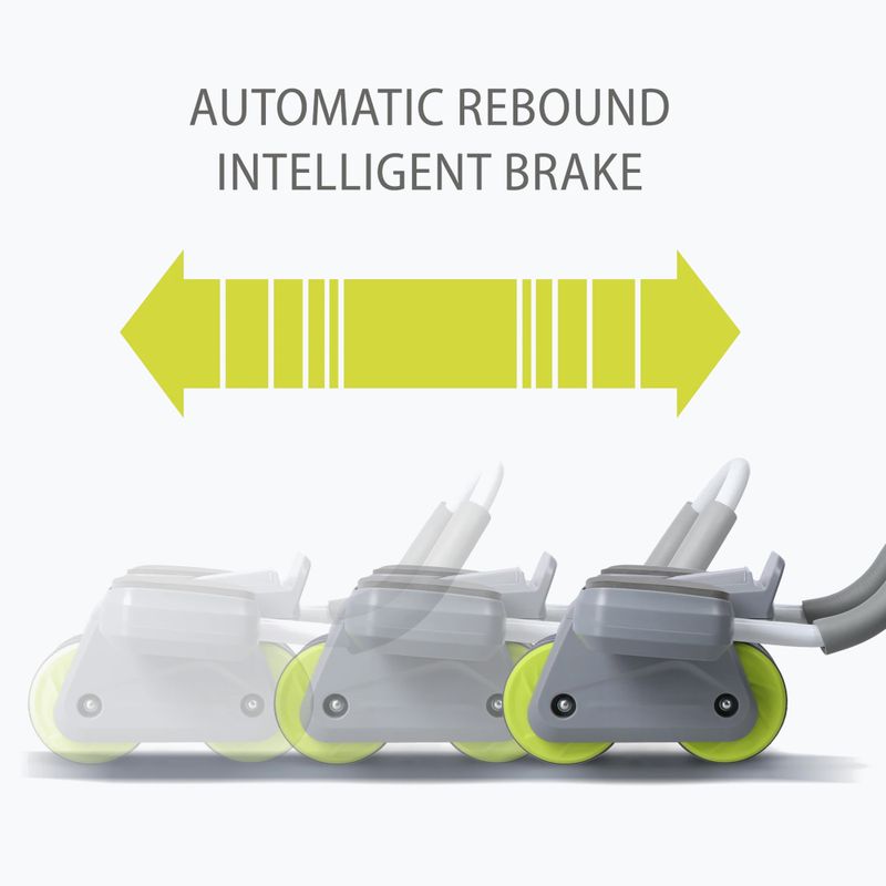 Koło automatyczne do ćwiczeń mięśni brzucha z wyświetlaczem HMS KA08 szary 8