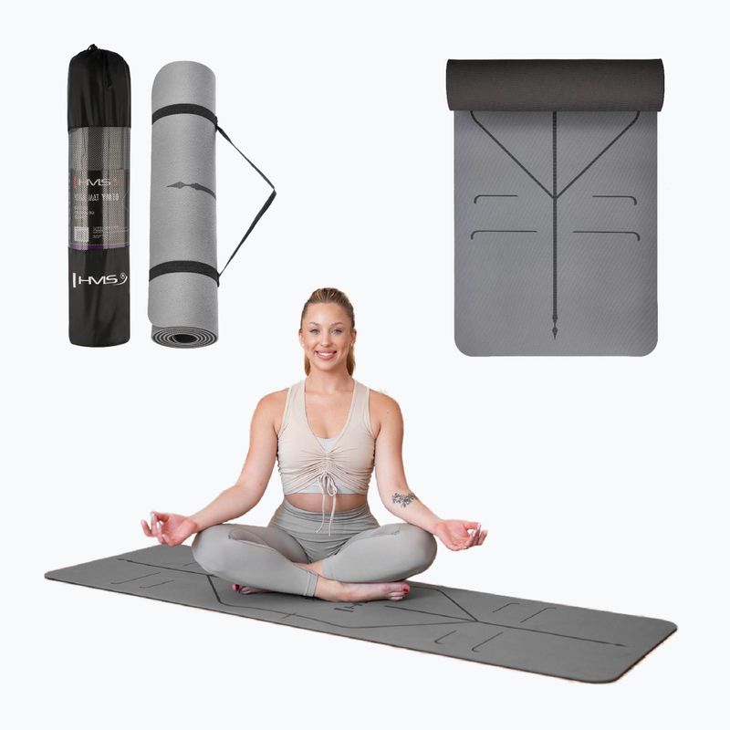 Mata do jogi HMS YM10 gray 5