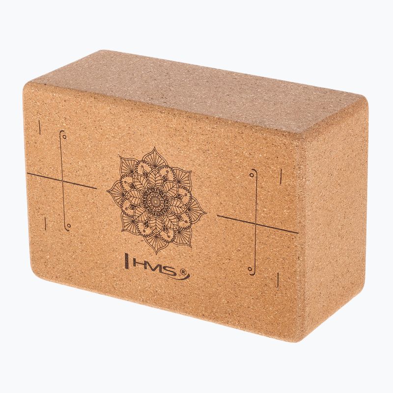 Kostka do jogi HMS KJ02 cork
