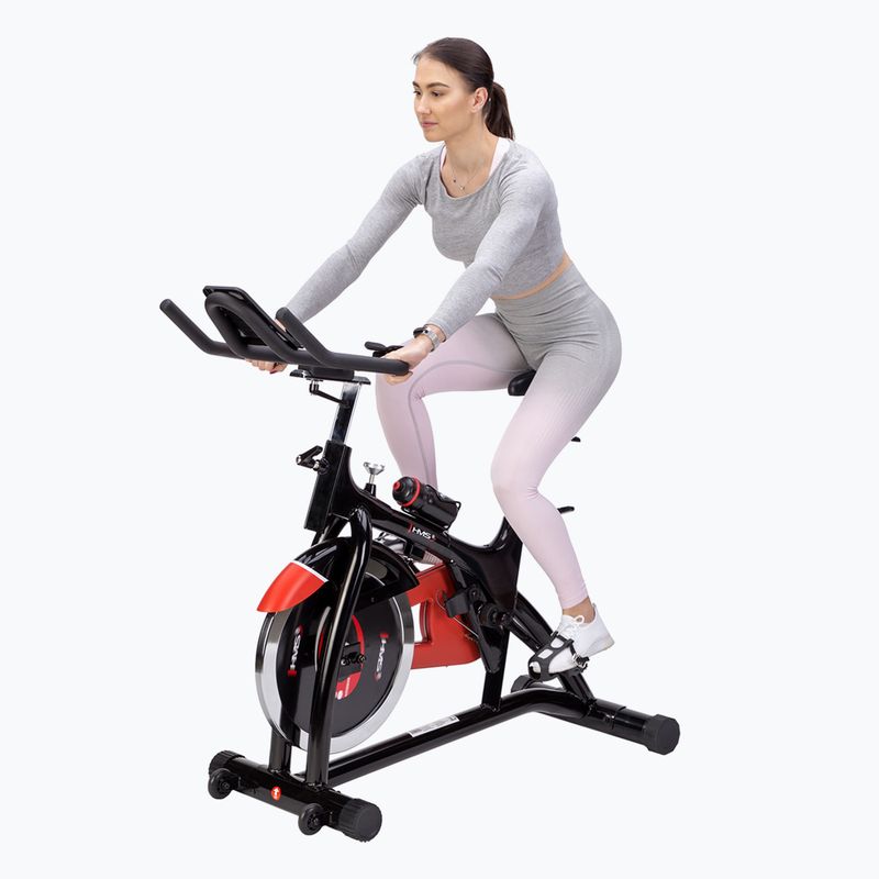 Rower spinningowy HMS Sw8902N czarno-czerwony 17-09-007 7
