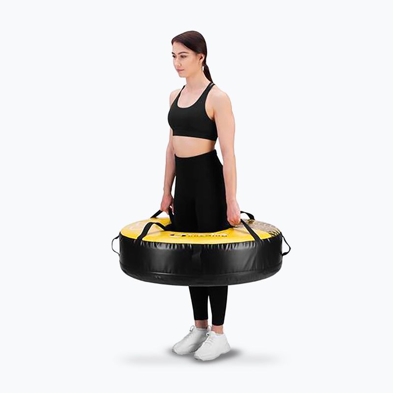 Opona treningowa HMS PYT01 Premium 40 kg czarny/żółty 7