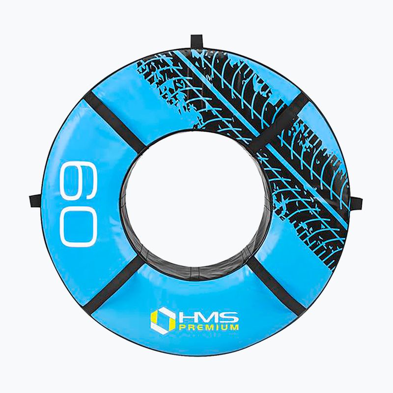 Opona treningowa HMS PYT02 Premium 60 kg czarny/niebieski