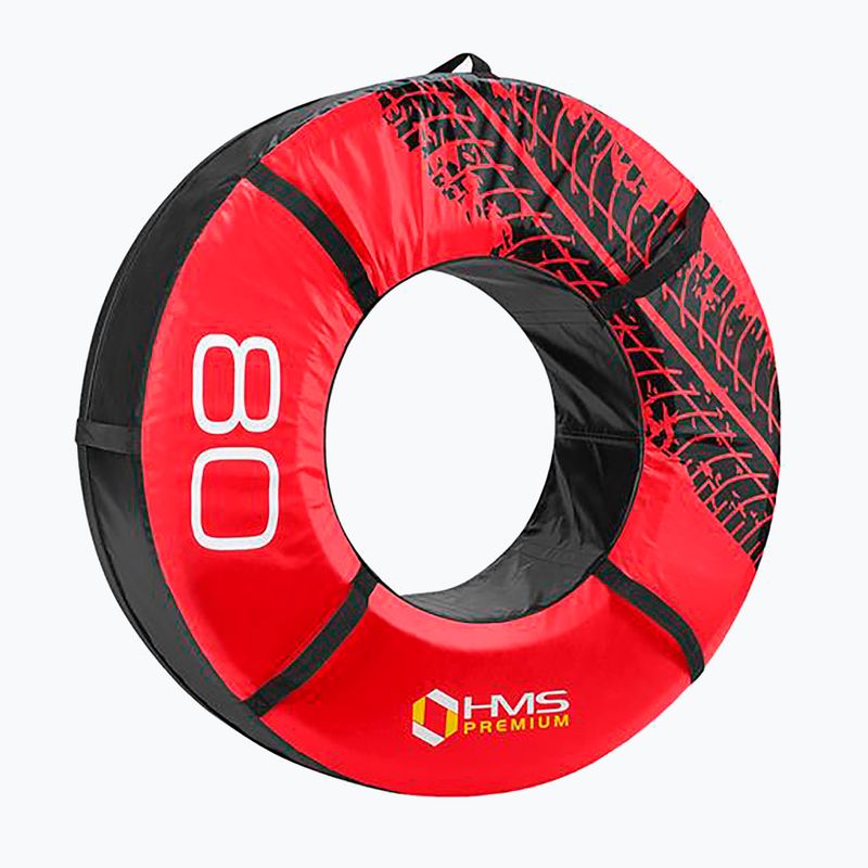 Opona treningowa HMS PYT03 Premium 80 kg czarny/czerwony 2