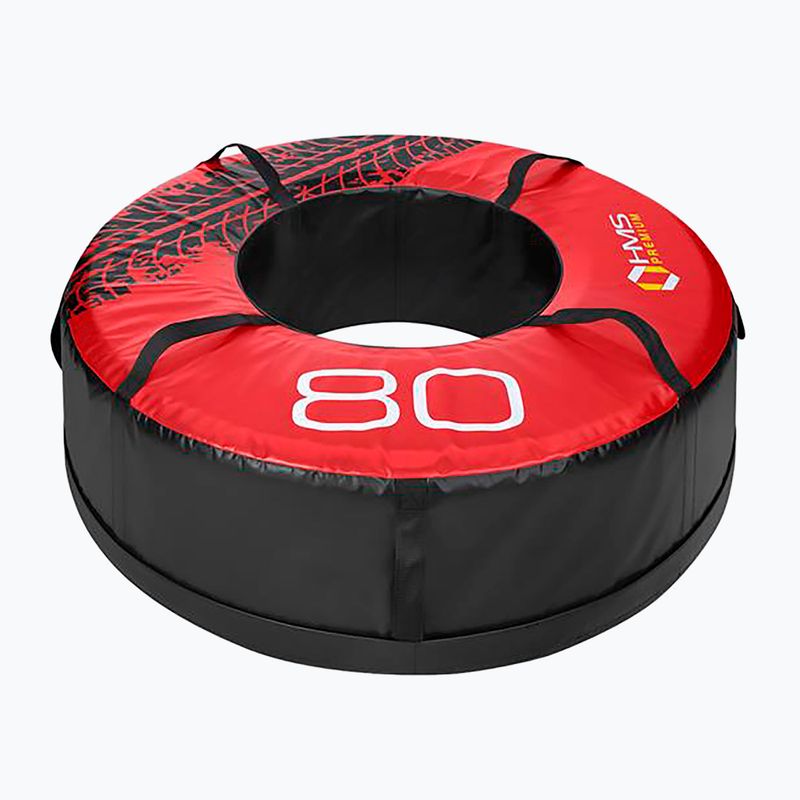 Opona treningowa HMS PYT03 Premium 80 kg czarny/czerwony 3