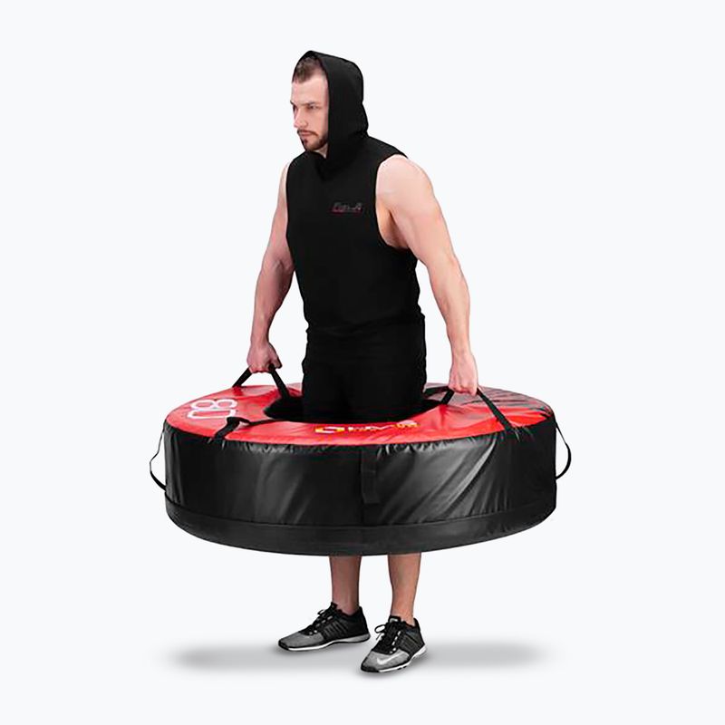 Opona treningowa HMS PYT03 Premium 80 kg czarny/czerwony 7