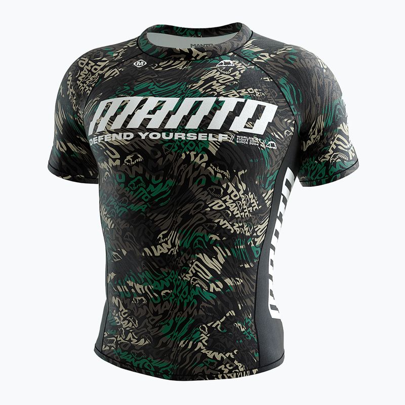 Rashguard męski MANTO Distort czarny