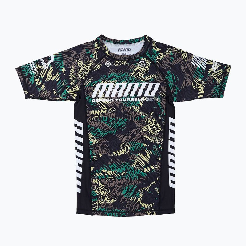 Rashguard męski MANTO Distort czarny 2