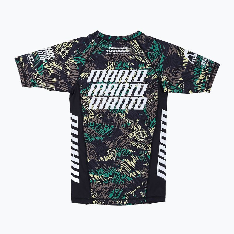 Rashguard męski MANTO Distort czarny 3