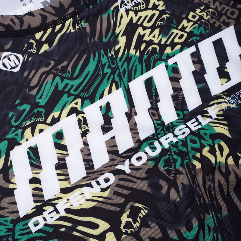 Rashguard męski MANTO Distort czarny 4